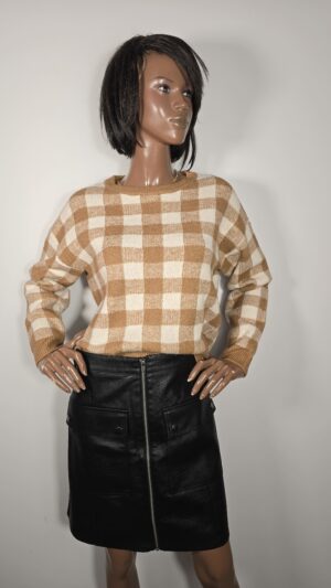 Maglione CAMAIEU taglia S a quadretti