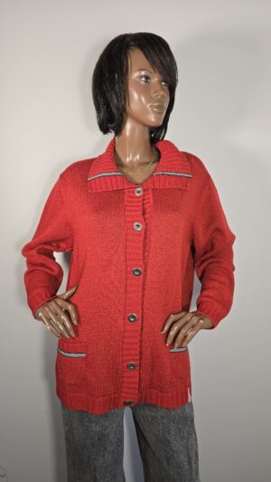 Cardigan Camelot unisex taglia 46 veste fino 2xl con bottoni