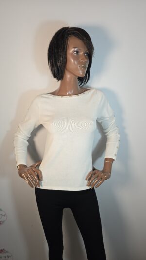 Maglia Kaily taglia M color panna